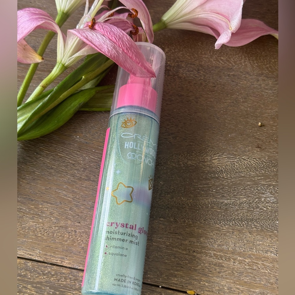 The Crème Shop Crystal Glow Moisturizing Shimmer Mist